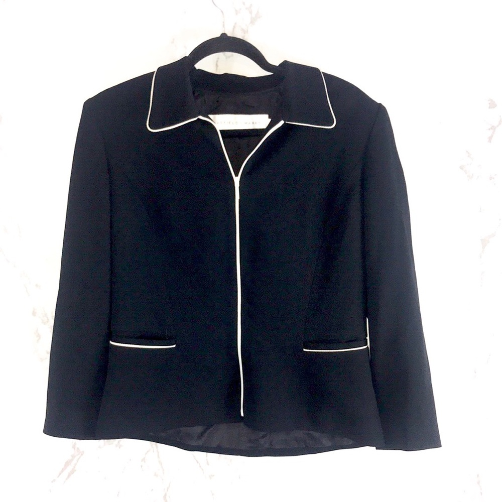 Garfield and marks zip up blazer jacket H6